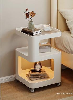 床头几柜现代简约风收纳置物创架铁移动边艺小型家用A500012卧室