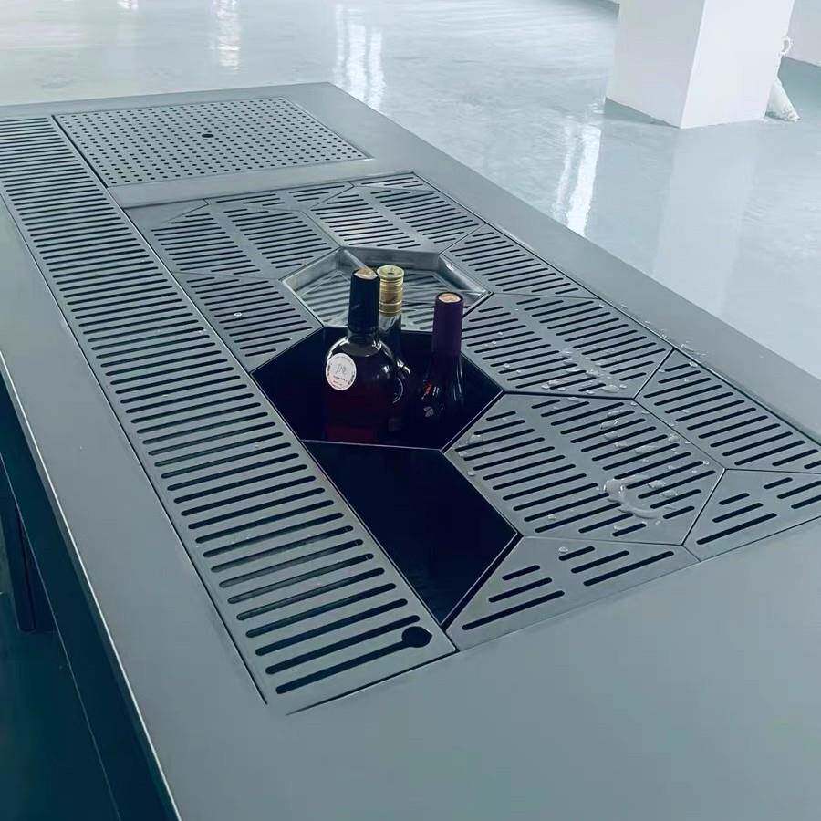 商用吧蜂调酒不台特调鸡酒尾窝酒锈773钢吧台操作台工作台不锈钢