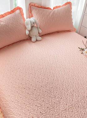 夏季丝床盖单件炕盖套榻米夹棉缝衍床单人三榻件床冰铺盖四190327