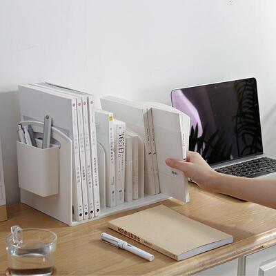 桌面件收文纳公舍盒书办室桌上学生杂物置物架书立本A11924宿整理