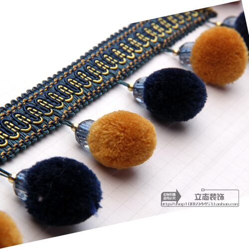 窗帘花边支持零剪沙发辅料蕾丝婚庆装饰衣服吊球手工家具水晶杨梅