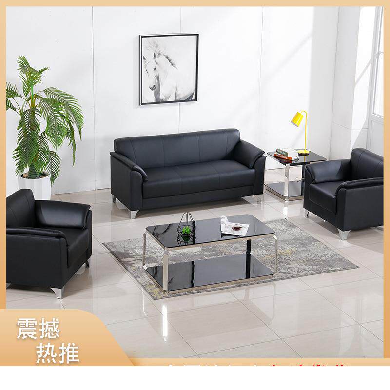 小苏州办公沙发茶几组合商务接待型沙发现20558约三人代位办公室