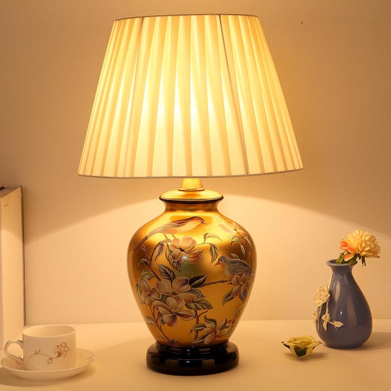 卧室头新中式现代灯简约客厅陶台瓷温馨婚房结婚床床头MTD-002柜