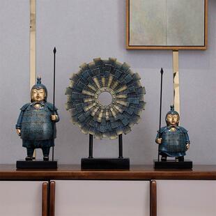 兵马视俑摆件饰品办公电室柜玄关酒柜桌面装装饰品西安文创SRP纪