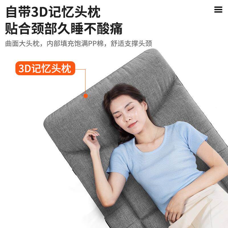 家午用折叠床单人床办公室休床便捷折式躺椅子户YY-1117护外露营叠床陪床