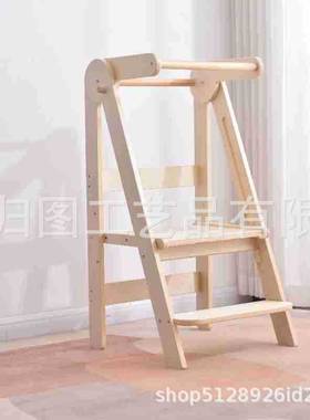 儿童蒙氏学习塔折叠洗漱凳幼儿台阶凳子宝宝洗手梯learning tower