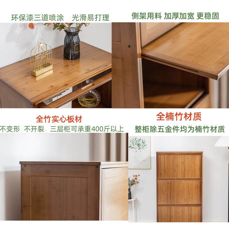 实木组合架生书柜学书家用书房玻璃置物纳收层架子客厅553翻门竹
