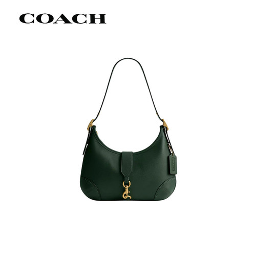 COACH蔻驰女士半月包拉链可调