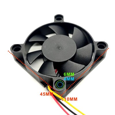 4510 4.5CM直流无刷24V12V5V静音CPU 电源机箱双滚珠高转散热风扇