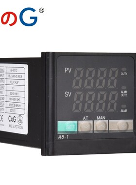 西崎CG智能报警显示温度控制器A8-1系列PID控制器调节仪A8-1R1TC