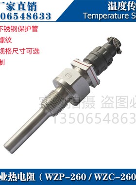 热电偶WZP-260 WZC-260热电阻PT100铂电阻CU50铜电阻温度传感器