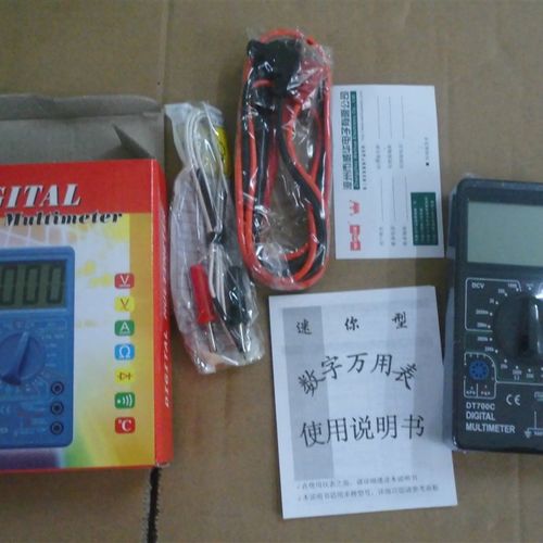 数字万用表 大屏幕万用表DT700C 可测温度 漳州威华 电子厂家直销