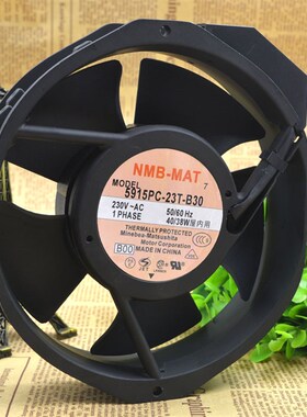 NMB 5915PC-23T-B30 230V 35W 172*150*38MM 17cm 铝框交流风扇