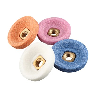 碗形小砂轮气动打磨机弯头风磨笔专用磨头火石仔沙轮抛光打磨工具