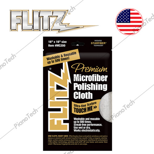 美国原装 浮力仕FLITZ STARFIBER抛光布优质超细纤维布 16x16英寸