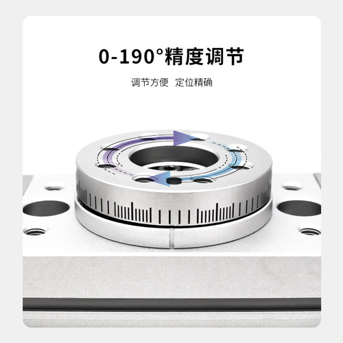 旋转气缸HRQ10A/HRQ20A/HRQ30A/50A-70A/HRQ100A-HRQ200A带缓冲
