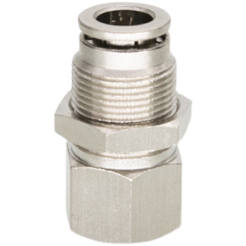 全金属快插直通内螺纹隔板接头PMF4/6/8/10/12-M5/01/02/03/04全