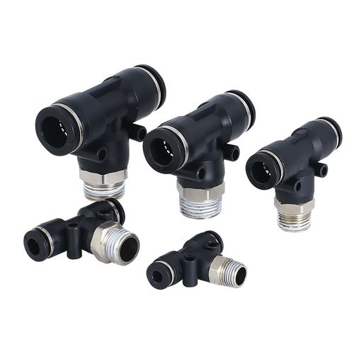 精品黑色气管接头T正型三通接头PB4-M5 6-01 8-02 10-03 12-04