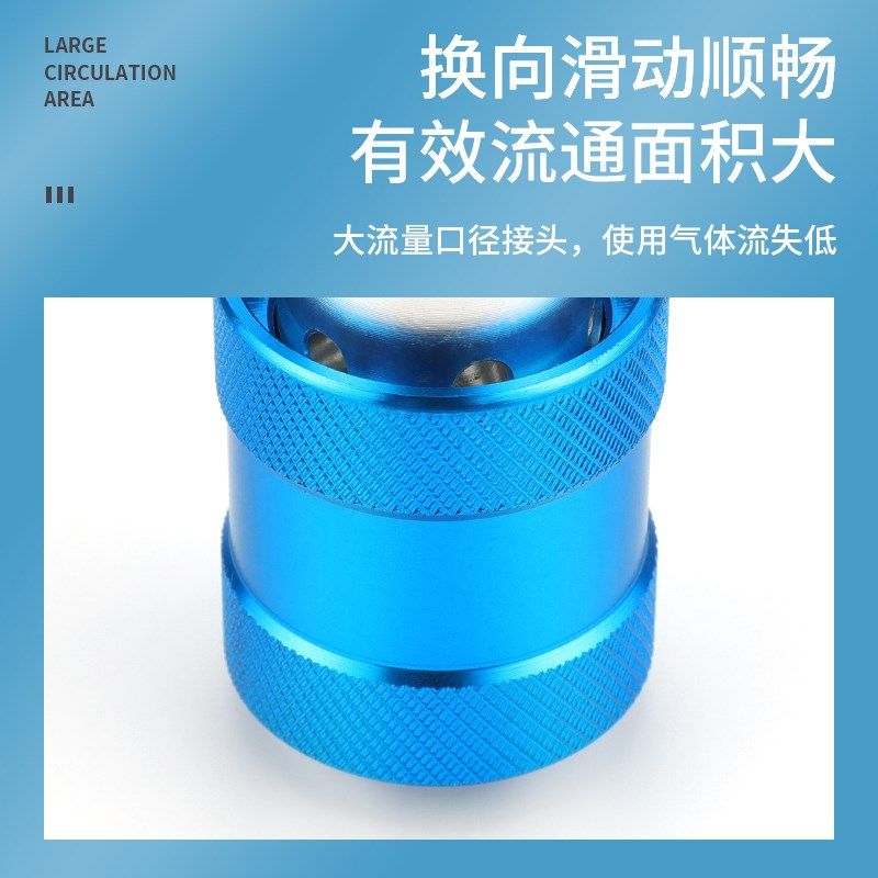 排气阀手滑阀HSV-06/08/10/15/2025气动1分2分4分手推阀滑动开关