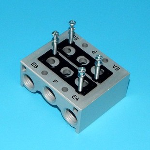 02F 20F位联汇流板 电磁阀SY5120连接底座SS5Y5
