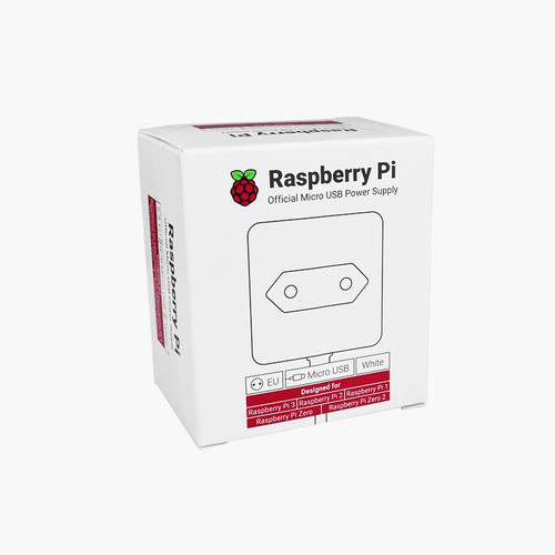 树莓派3代电源 Raspberry Pi Zero2W/3B 官方原装Micro USB电源线