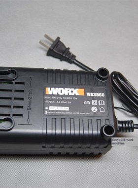 Worx 20V Wa3860 Wa3880充电器适用于Wa3551 Wa3553橙色电池