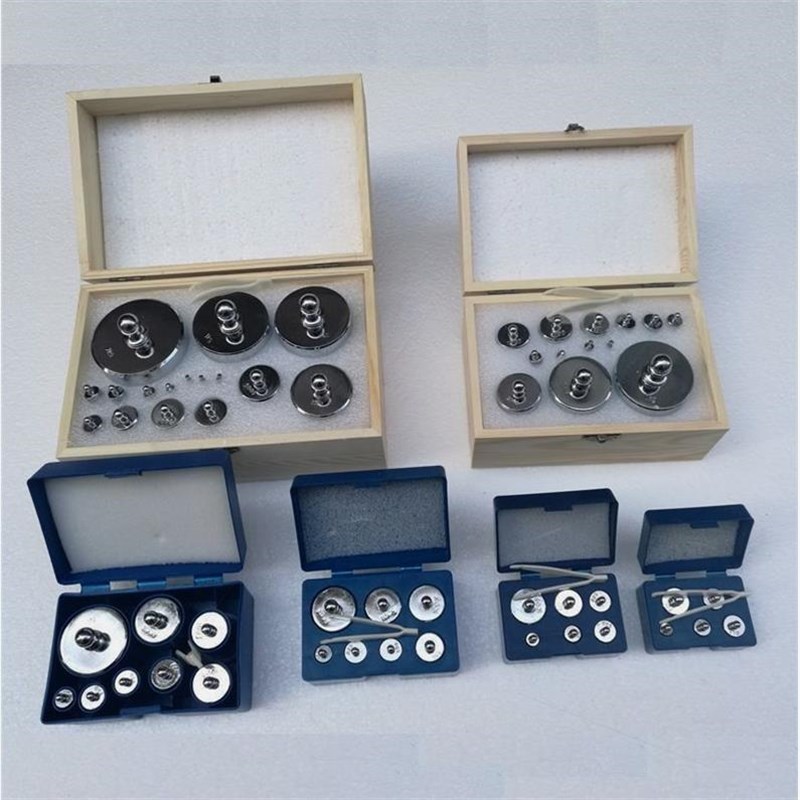 德国进口分体砝码1g10g100g200g500g1000g1kg盒装电子天平称校准