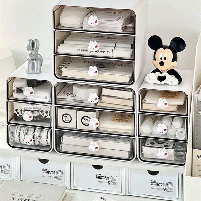 桌面抽屉式收纳盒办公桌收纳化妆品小抽屉整理盒学生小杂物置物架,纺织面料/辅料/配套,服装加工设备,淘宝优惠券,粉丝福利购,淘宝优惠卷