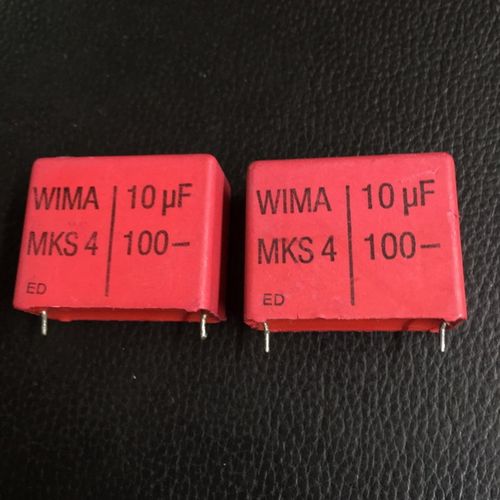 德国 WIMA10uf100v红威马 MKS410UF 106J 发烧分频薄膜电容拆机