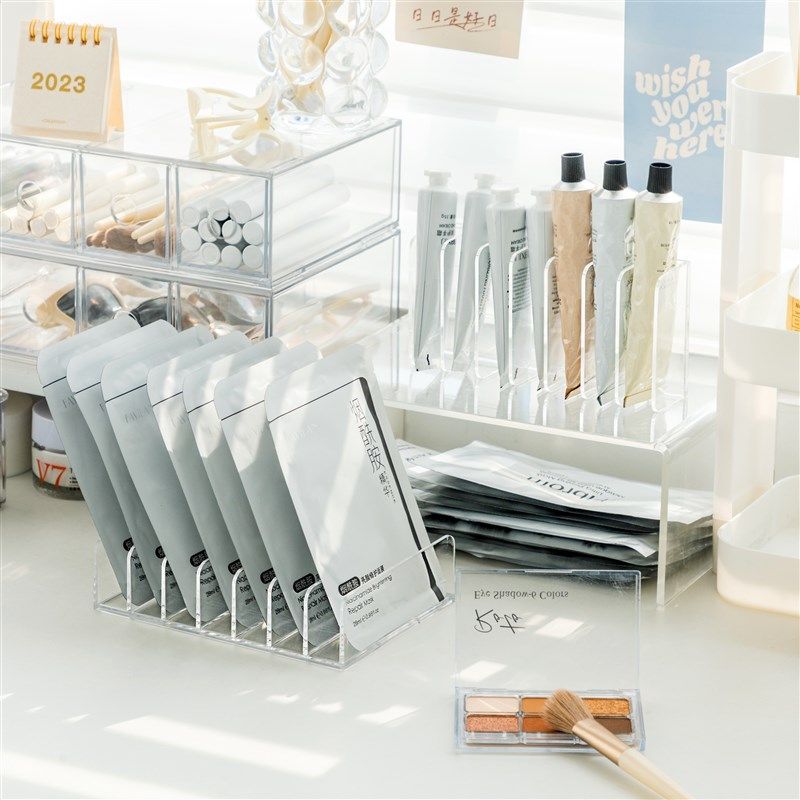 眼影盘收纳架透明粉饼盒桌面抽屉分格彩妆口红化妆品管状置物架,搬运/仓储/物流设备,其他起重搬运设备,淘宝优惠券,粉丝福利购,淘宝优惠卷