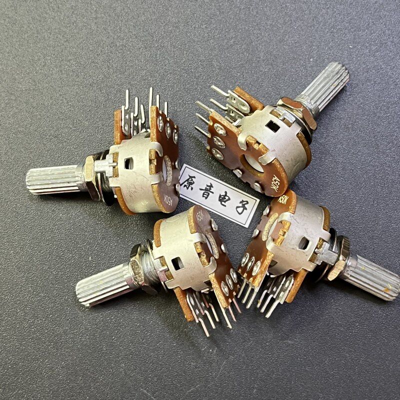 双50K台产可正欣16型双联A50K电位器音量电位器轴长20MM