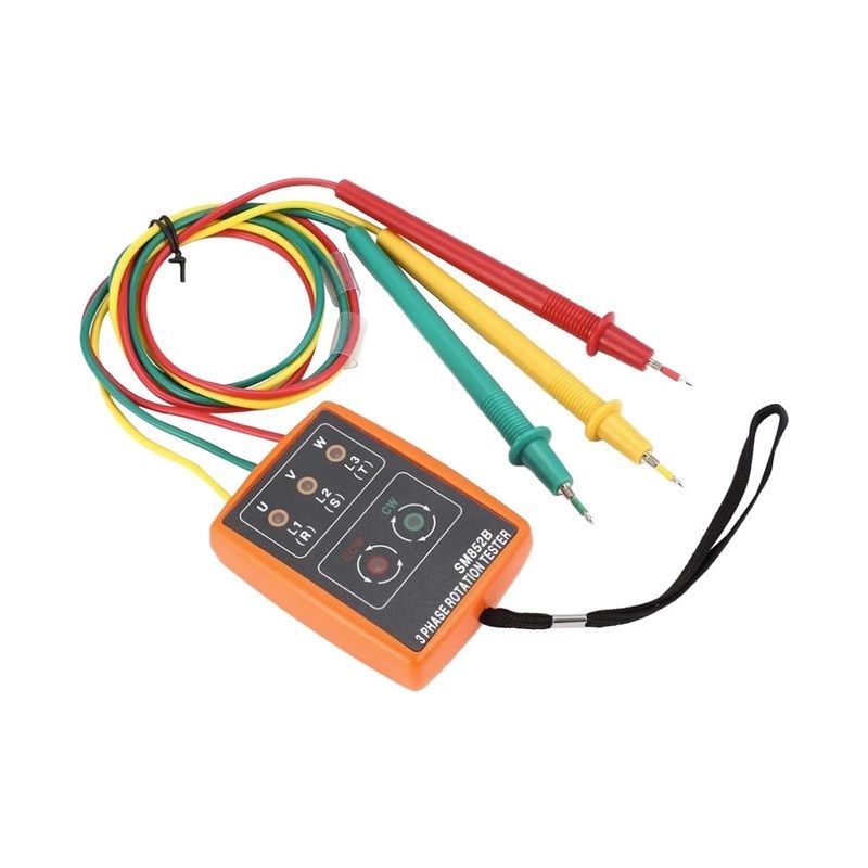 便携式相序表 SP8030三相交流电相位仪相序仪表电流检测仪电工