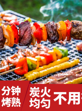 新疆包邮哥烧烤架户外烧烤炉子便携式烤串工具碳烤炉网烤肉炉用品