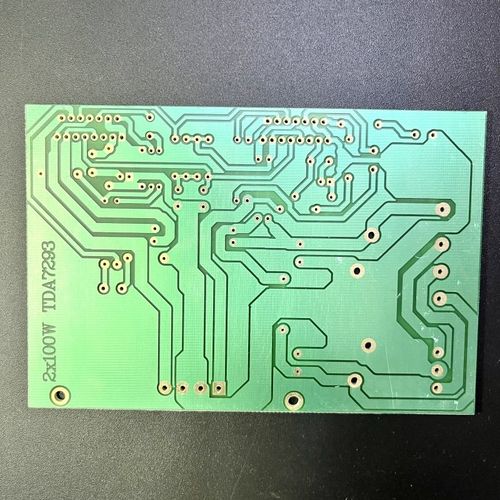 TDA7293双声道功放镀金空板 尺寸12685mm电路板存放时间长