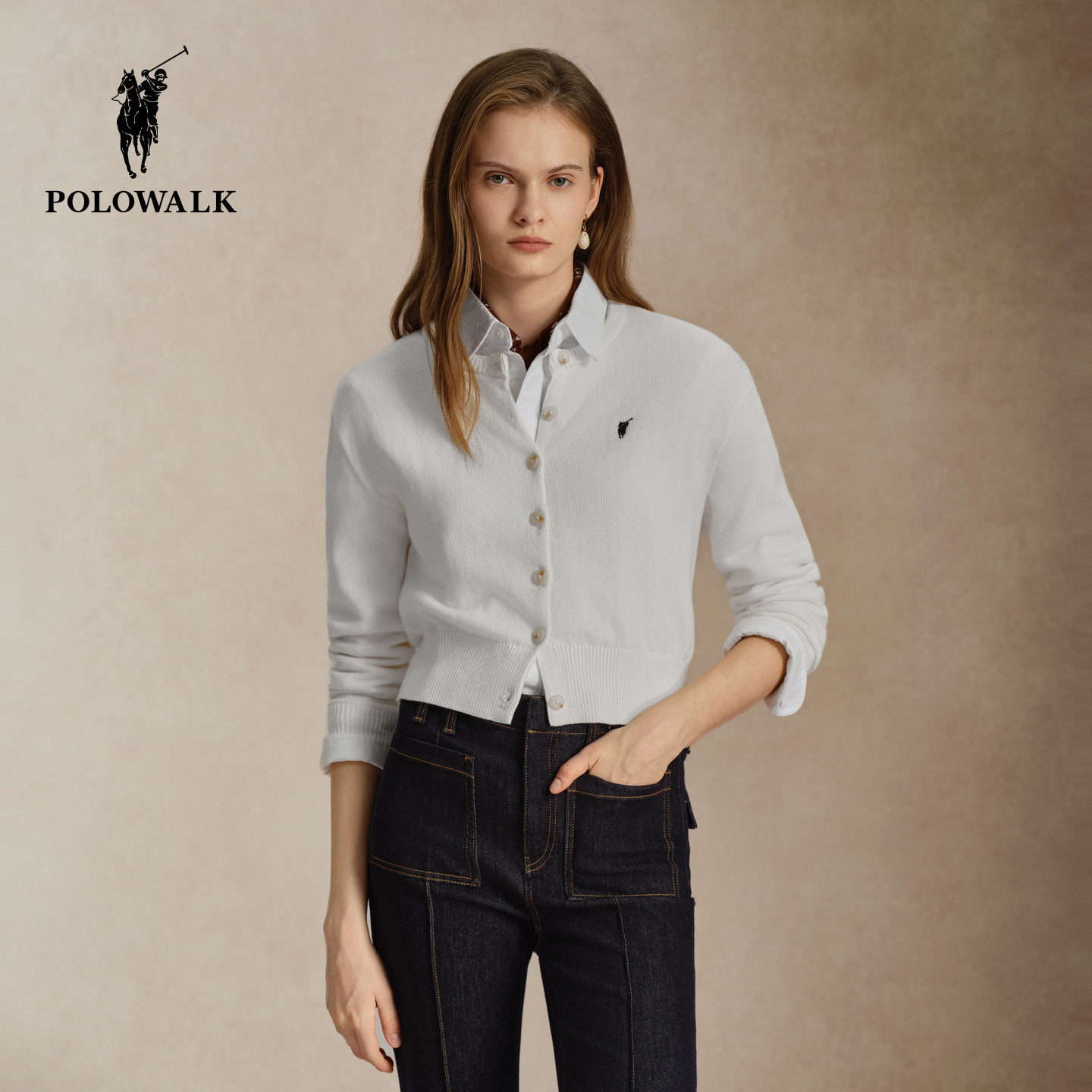 POLOWALK2026秋季新品长袖针织衫
