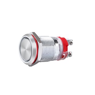 22MM大电流按键自锁自复位 20A大功率螺丝脚金属按钮开关12