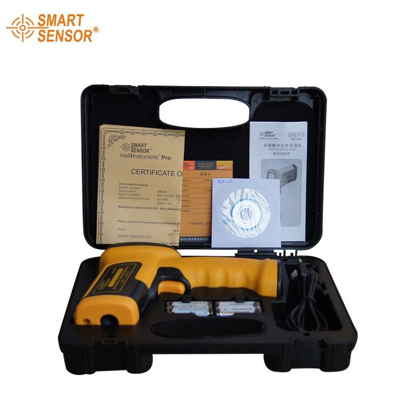 希玛AS872D工业级红外测温仪高温电子温度计手持高精度检温枪包邮