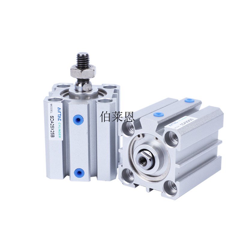 亚德客原装SDA32/40X5/10/15/20/25/30/35/40/45/50-S-B薄型气缸