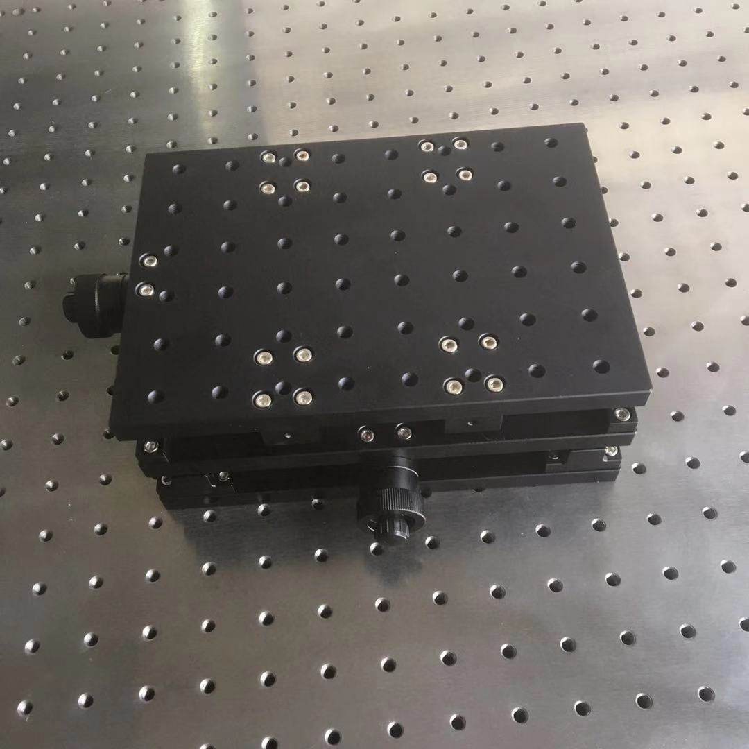 实验室光学手动升降实验手动工作台打标机对焦简式一维工作台升降图片