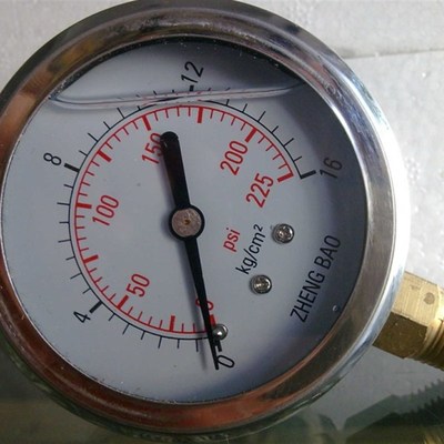 YN60 16Kg/225Psi  耐震压力表  上海正宝压力表厂