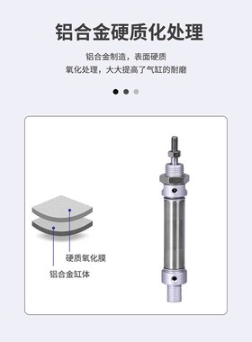 MA不锈钢迷你气缸16/20/25*25x50X75X100X125X150X200X250-S-CA
