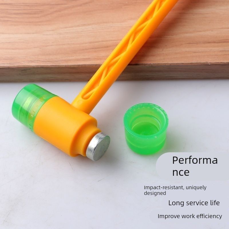 手工DIY橡胶锤子装修橡皮锤安装锤胶皮锤子塑料敲打锤子小儿童