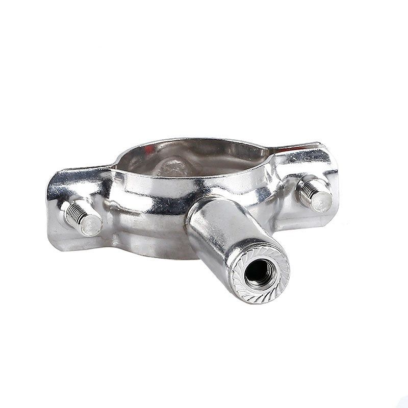 不锈钢卡扣钢管支架螺帽柱管卡304卡箍管夹水管卡子管道固定抱箍