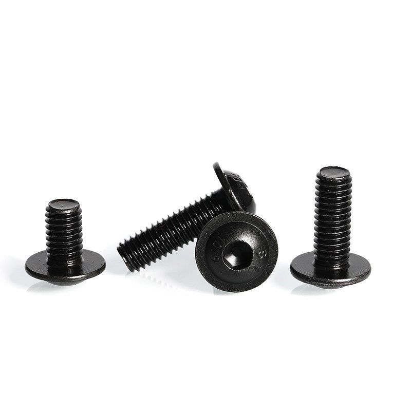 10.9级带垫内六角螺丝钉子带介大扁头带垫盘头螺栓 M4M5M6M8M10