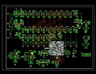 钢结构工程设计CAD图纸工程建筑图厂房施工图展厅多层框架方案图