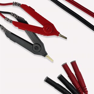 毫米测试线夹开尔文尖嘴鸭嘴鳄鱼夹Lcr低阻电桥欧姆直流四线