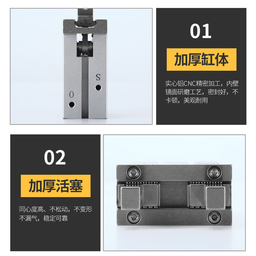 气动手指气缸夹具平行夹爪MHZ2-16D机械夹HFZ2-10d20D25D32