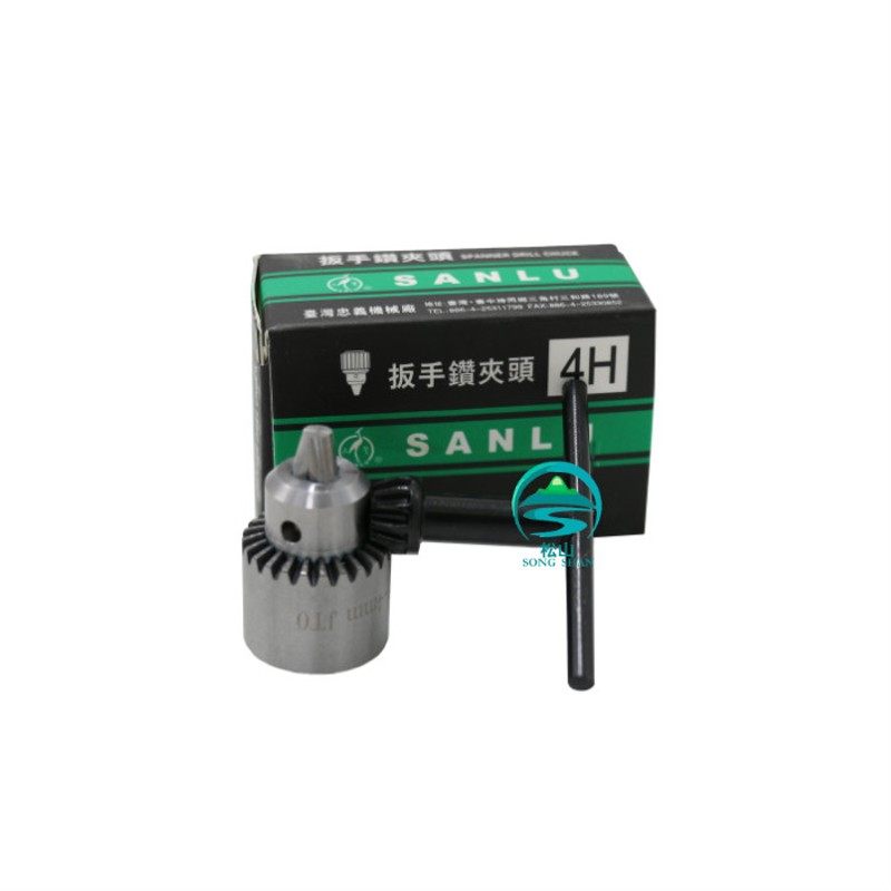 穿孔机夹头 细孔放电机打孔机配件台湾三鹭扳手钻夹头0.15~4.0JTO