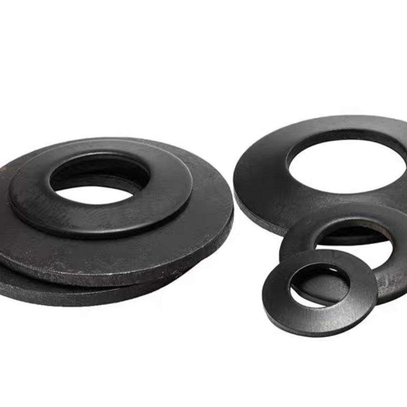 65材质黑蝶形垫圈碟簧锁紧垫圈蝶形弹簧垫圈M4M5M6M8M10M12-M36