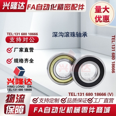 B6000/6001/6002/6003/6004/6005ZZ/DDU深沟滚珠轴承